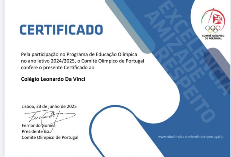 Colégio Leonardo Da Vinci no Programa de Educação Olímpica
